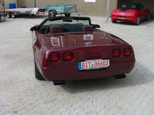 Corvette C4 Cabrio Automatik ,Gutachten, H-Kennzeichen