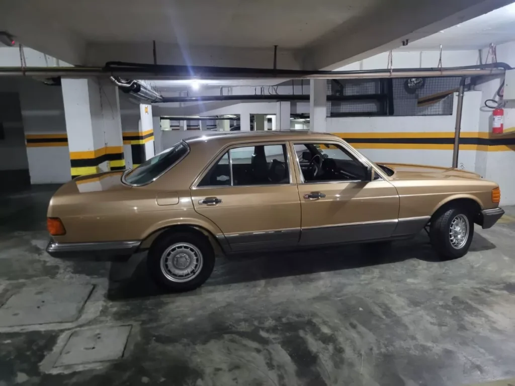 Mercedes-benz 280 S 1982 Placa Preta, Raridade,