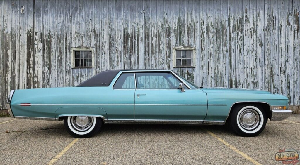 1972 Cadillac DeVille Unrestored Survivor Rust Free Rare Original Adriatic Blue