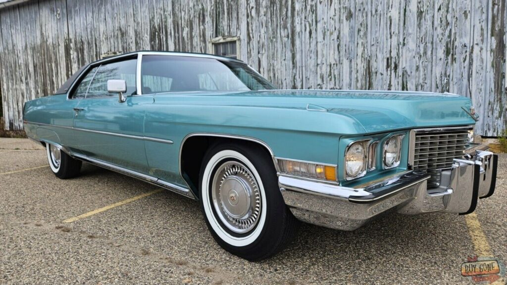 1972 Cadillac DeVille Unrestored Survivor Rust Free Rare Original Adriatic Blue