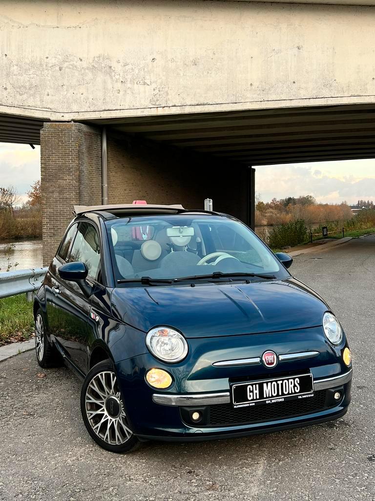Fiat 500c Cabrio 1.2 benzine airco sensoren + gekeurd vvk