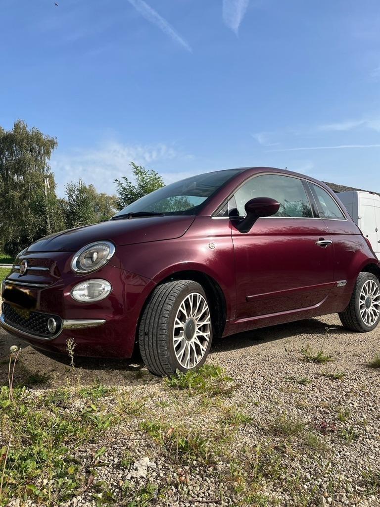 Fiat 500 Opéra rouge