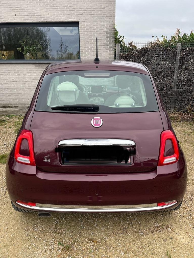 Fiat 500 Opéra rouge