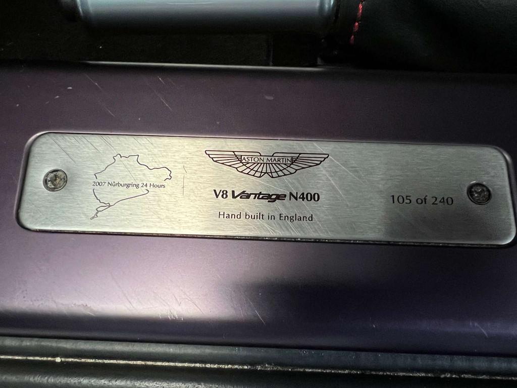 Aston Martin Vantage V8 Roadster N400 Nürburgring Nr 105 of
