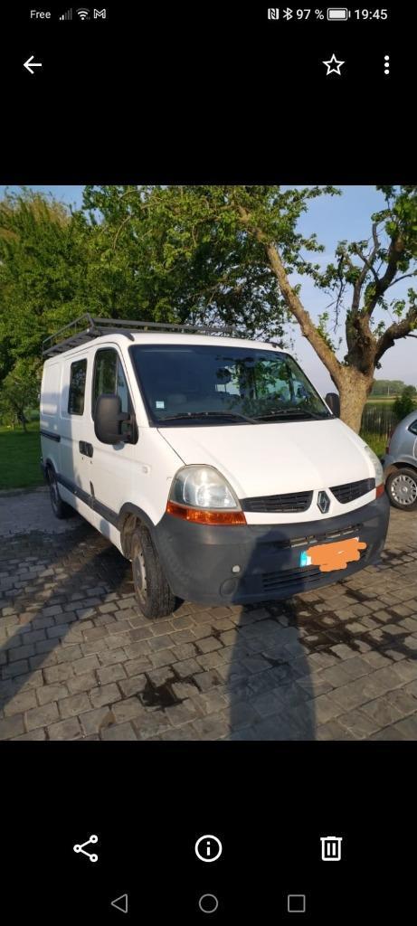 Renault Master double cabine 7 places