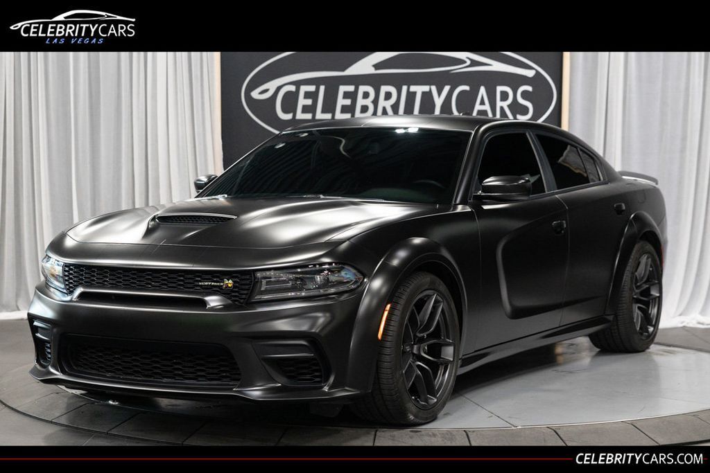 2022 Dodge Charger Scat Pack Widebody, Satin Matte Black Wrapped